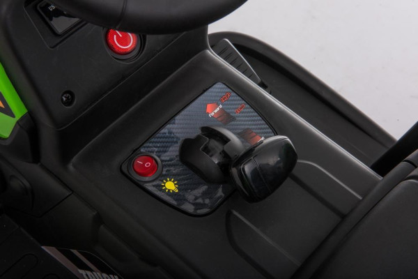 Elektrický traktor Baby Mix Erick s diaľkovým ovládačom zelený 2