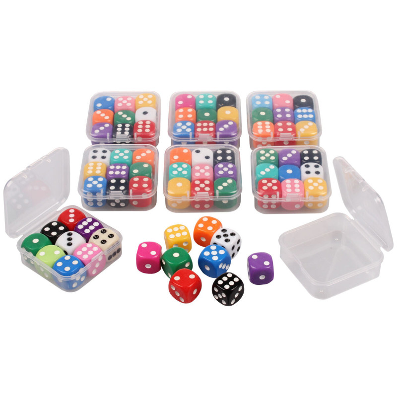 Dice Set AC6 hádzacie kocky sada 8 x 9 ks