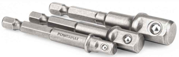 Redukcie pre hlavice 1/4", 3/8", 1/2", POWERMAT 5