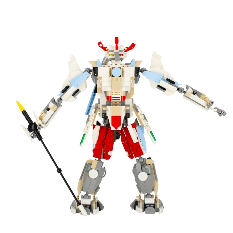 Stavebnica Veľký Robot - 4 druhy 6
