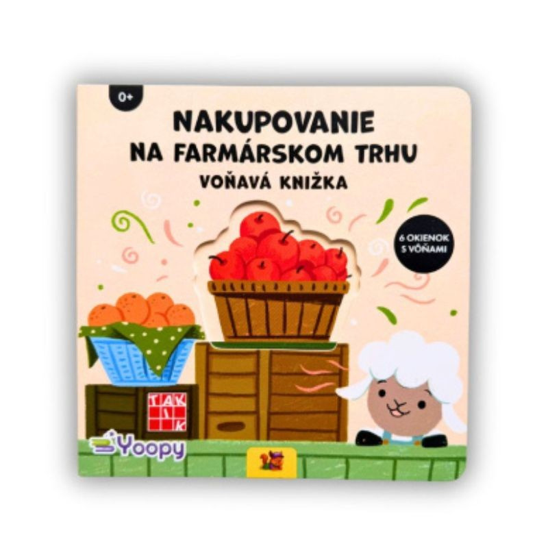 Nakupovanie na farmárskom trhu - voňavá knižka