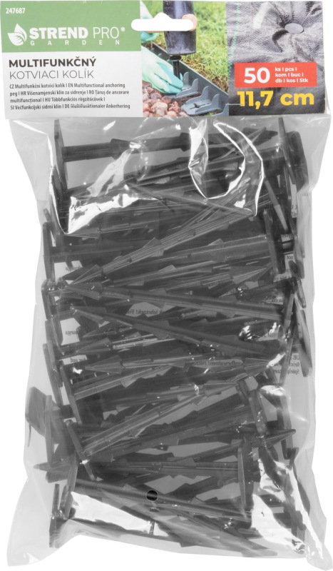 Kolík Strend Pro Garden, multifunkčný kotviaci, 11,7 cm, 50 ks 5