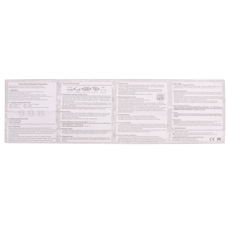 BY60 stopky so 60 medzičasmi 2