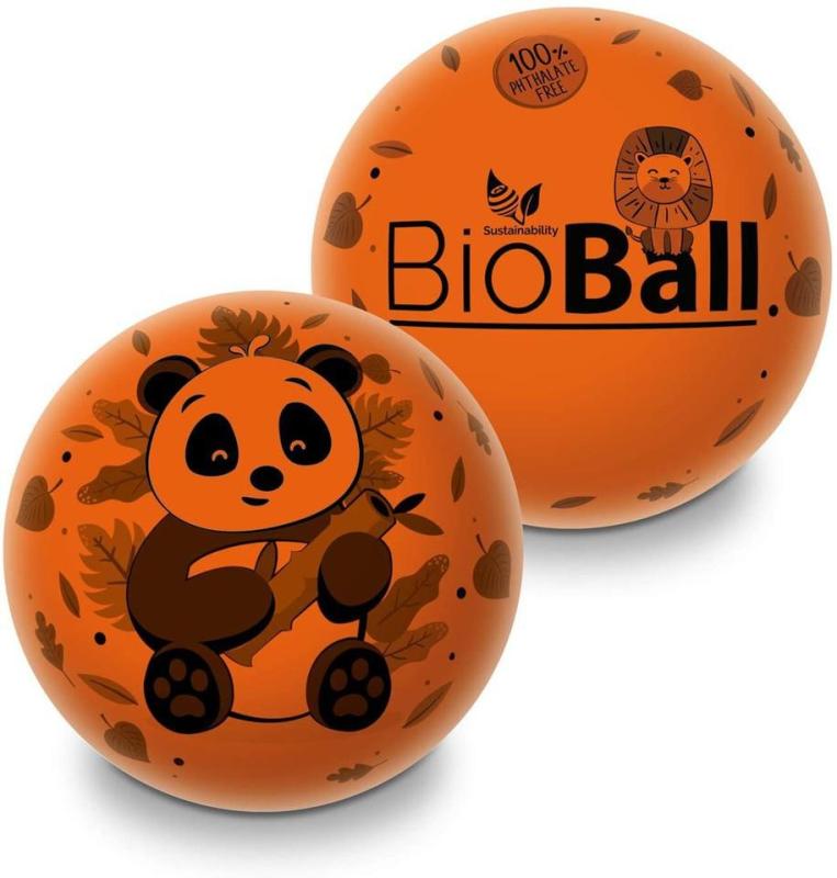 Lopta detská MONDO BIOBALL Panda 230 mm oranžová