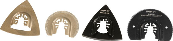 Sada nástrojov Strend Pro TAS-GP117 pílové listy, polkruhy a držiak do multibrúsky, 8-dielna 2