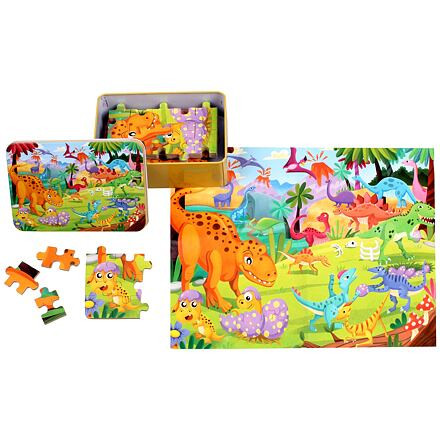 Dinosaurus puzzle 100 dielikov