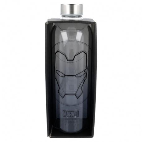 Luxusná sklenená fľaša MARVEL Black, 1030ml, 00263