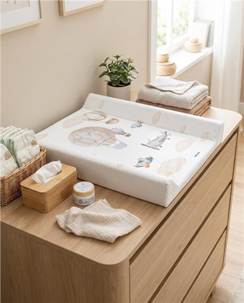 Prebaľovacia podložka Baby Mix Balóny 47x70cm 3