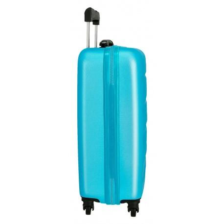 JOUMMA BAGS Sada ABS cestovných kufrov ROLL ROAD FLEX Azul Claro, 55-65-75cm, 584946A
