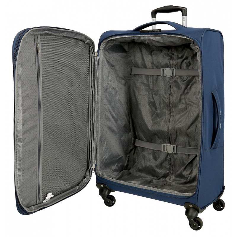 JOUMMA BAGS Sada textilných kufrov ROLL ROAD ROYCE Blue / Modrá, 55-66-76cm, 5019423 3