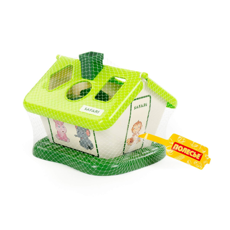 Safari vkladačka náučný domček zelený 3