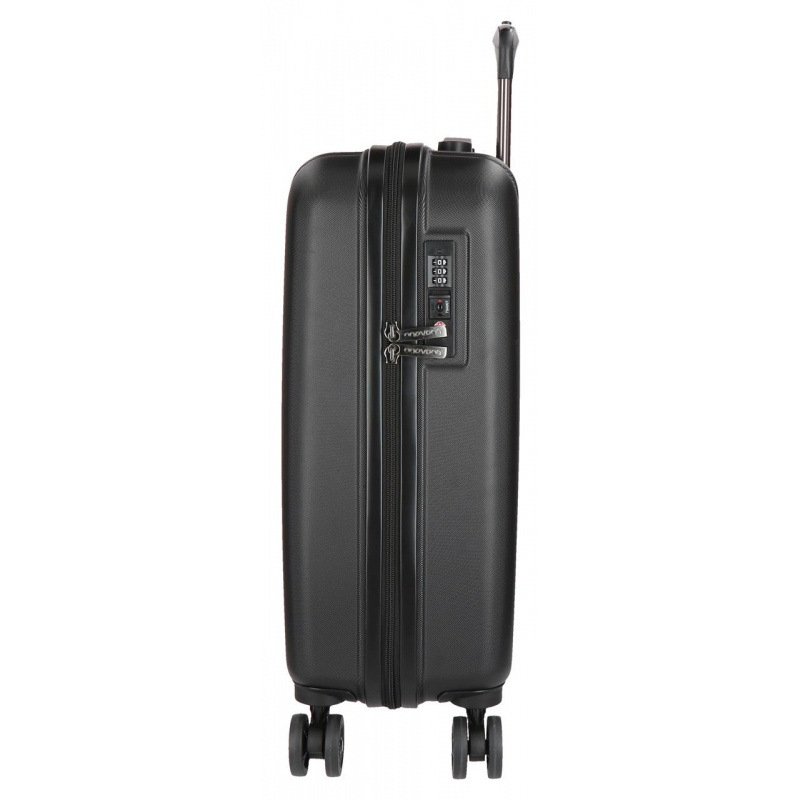 MOVOM Wood Black, Škrupinový cestovný kufor, 55x40x20cm, 38L, 5319161 (small) 1