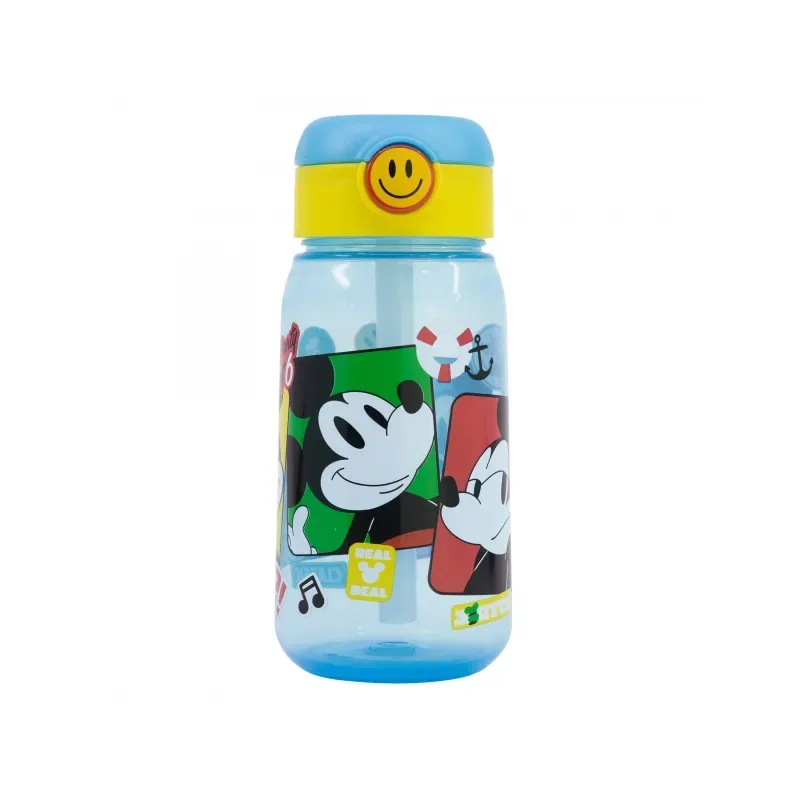 Plastová fľaša s automatickým otváraním MICKEY MOUSE, 510ml, 74342