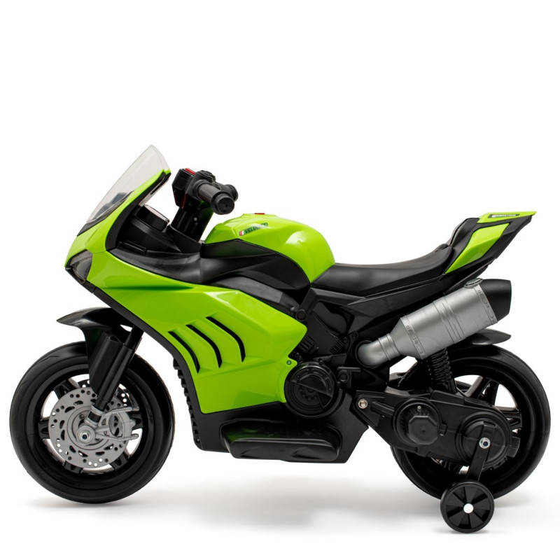 Detská elektrická motorka Baby Mix Supersport zelená 1