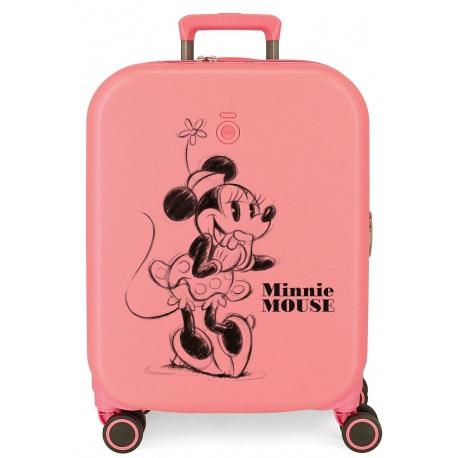 JOUMMA BAGS ABS kufor MINNIE MOUSE Happines Coral, 55x40x20cm, 37L, 3669122 (small)