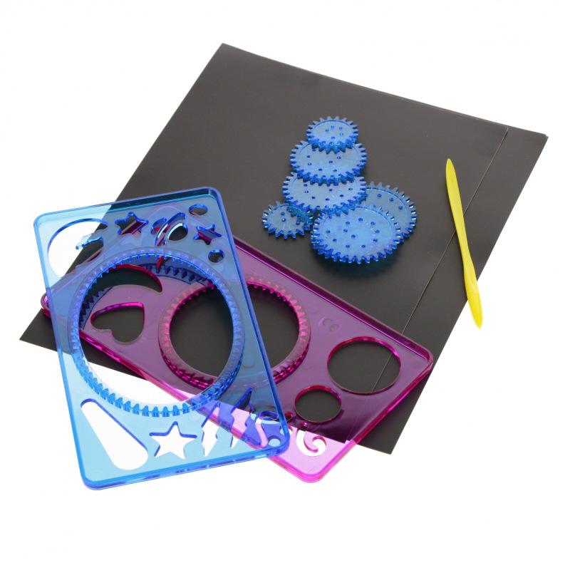 Šablóny spirograf 4