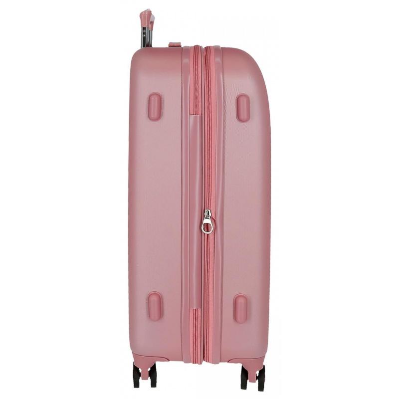 Movom Riga Pink, Sada luxusných ABS cestovných kufrov 70cm/55cm, 5998965 3