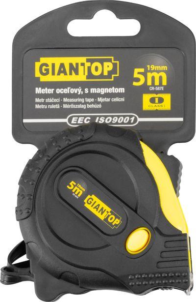 Meter GIANT CR-87 CE, 5 m, 19 mm, zvinovací, magnetic