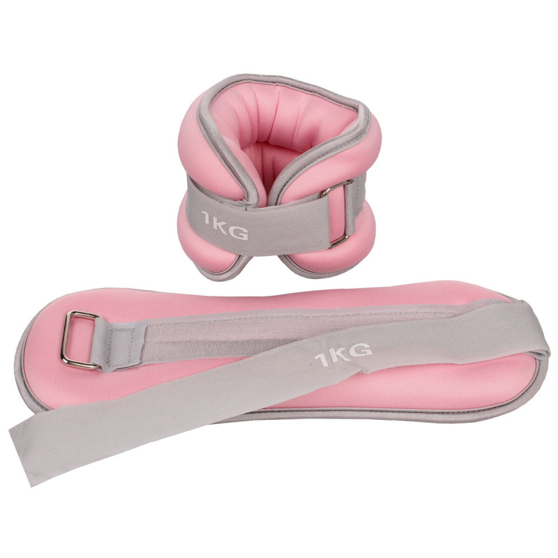 WFS 1000 sada závažie na zápästie a členky ružová