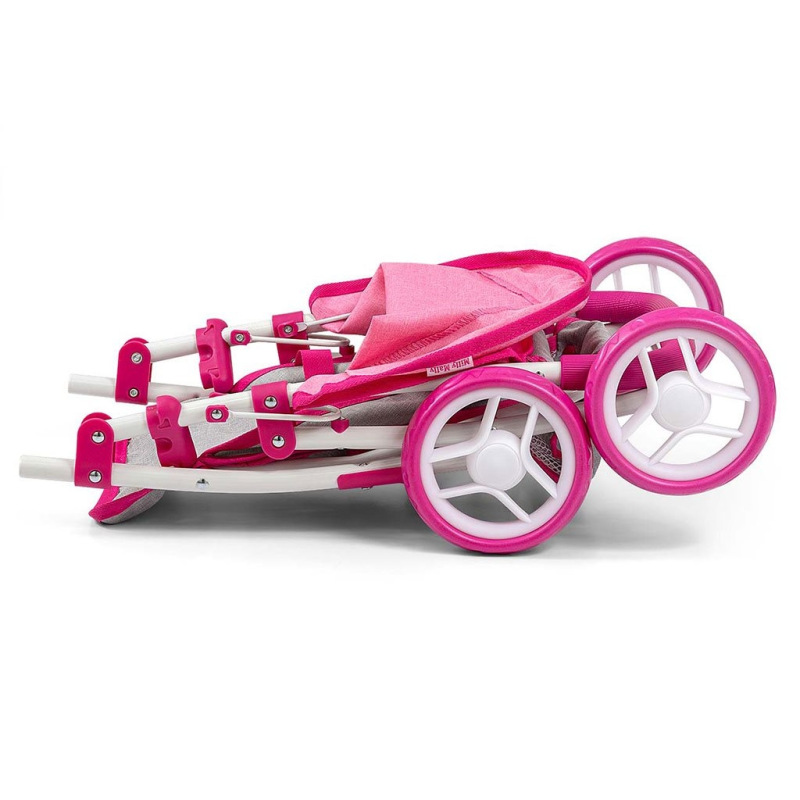 Detský športový kočík pre bábiky Milly Mally Natalie Prestige Pink 3