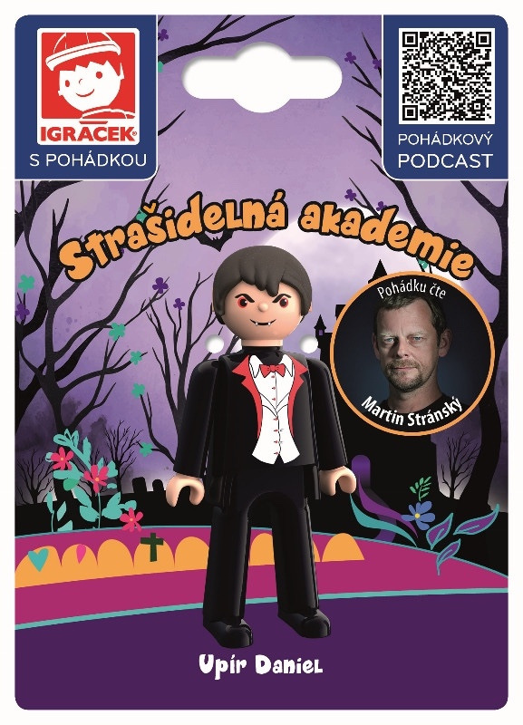 Igráček Upír Daniel a rozprávka Strašidelná akadémia 2