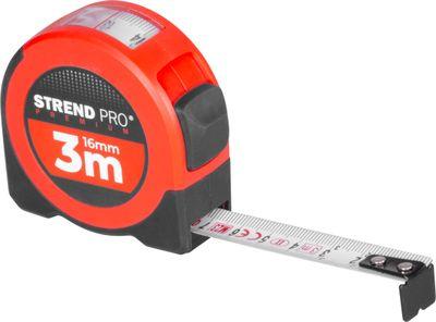 Meter Strend Pro Premium RW3016W, 3 m, 16 mm, zvinovací, s okienkom