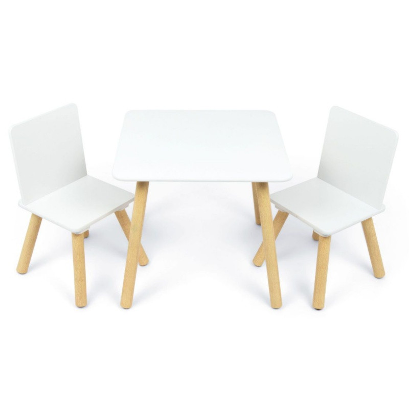 Detský drevený stolík + 2 stoličky Arditex Kids, AR16732