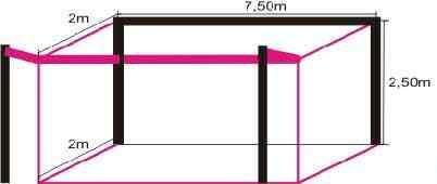 Sieť na bránku Standart 2 x 2 m 2