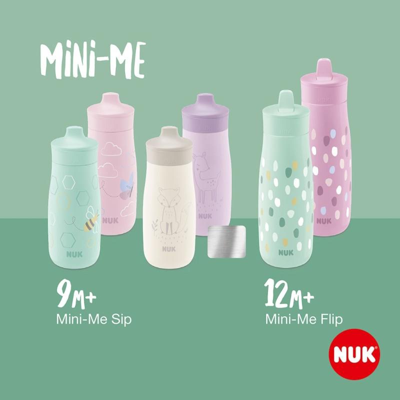 Detská fľaša NUK Mini-Me Flip 450 ml (12+ m.) green