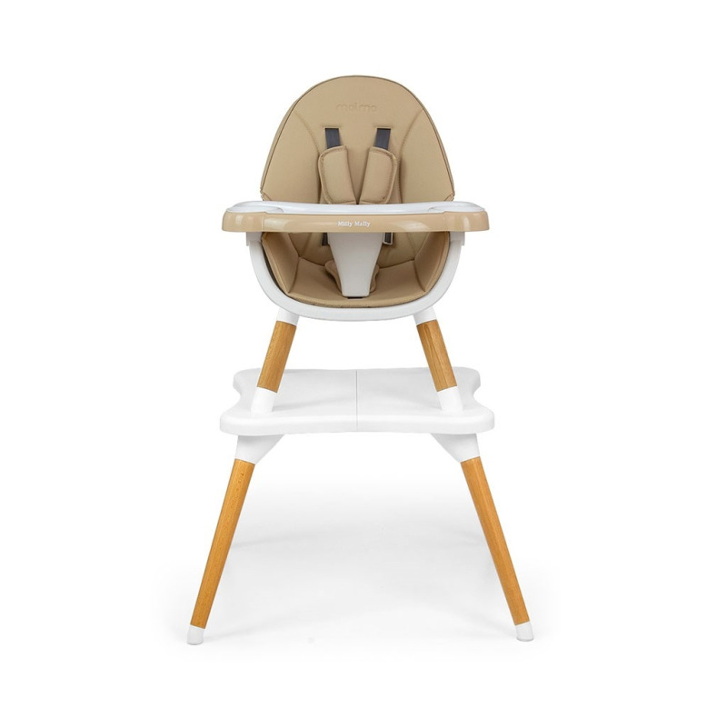 Jedálenská stolička Milly Mally 2v1 Malmo beige 1