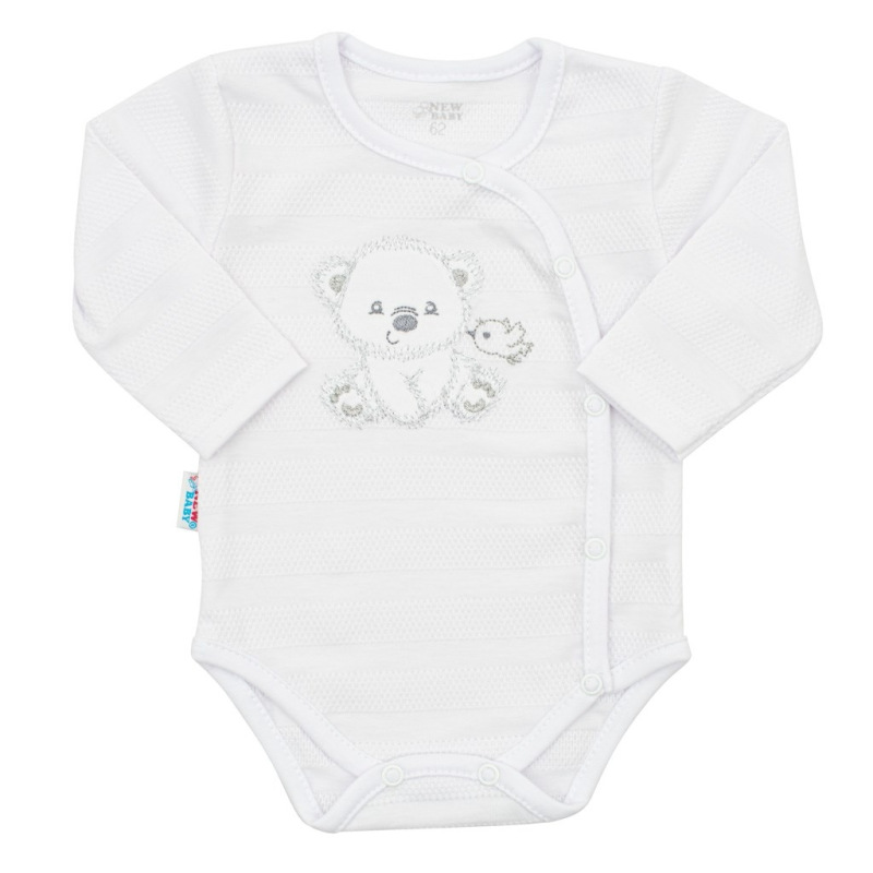 Dojčenská súprava do pôrodnice New Baby Sweet Bear biela 62 (3-6m) 1