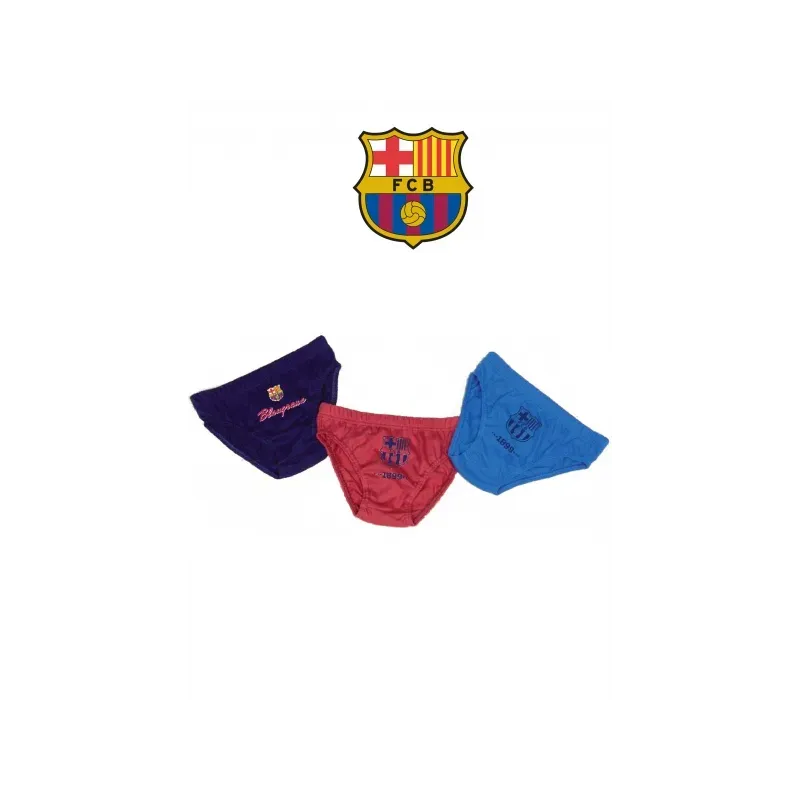 FOREVER COLLECTIBLES Chlapčenské bavlnené slipy 3ks FC BARCELONA (BC01031) - 4 roky 104cm