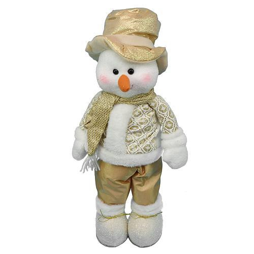 Postavička MagicHome Vianoce, Snehuliak, klobúk, 43 cm