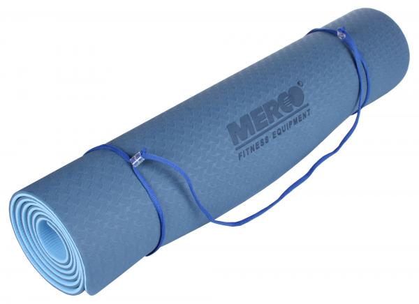 Merco Yoga TPE 6 Double Mat podložka na cvičenie modrá
