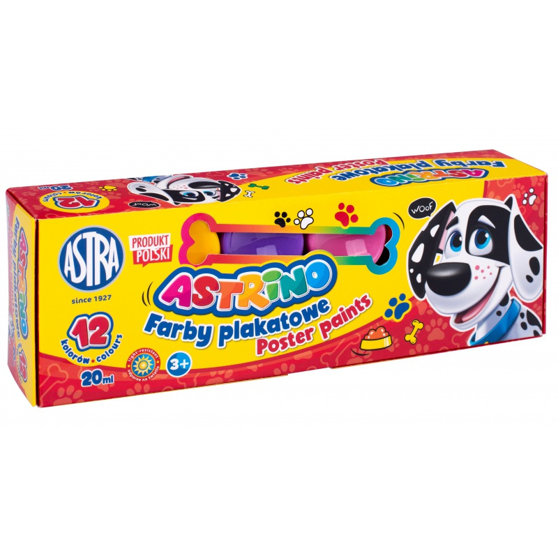 Školské temperové farby v kelímku Astrino, 12x20ml, 301221004 2