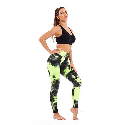 Yoga Color športové legíny žltá 2