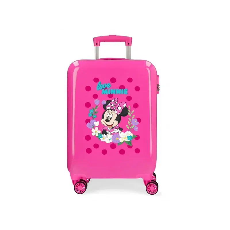 JOUMMA BAGS detský ABS cestovný kufor MINNIE MOUSE Golden Days, 55x38x20cm, 34L, 2271722