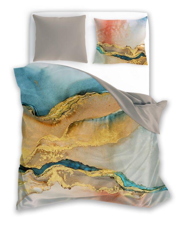 FARO Francúzske obliečky bavlnený satén Minerál Colours 220/200, 2x70/80
