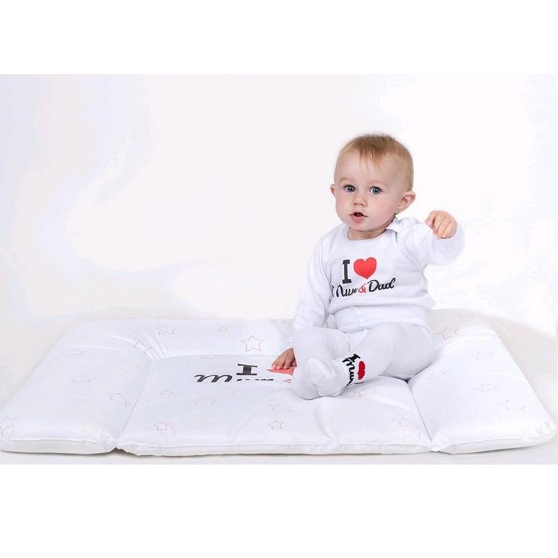Dojčenské froté ponožky New Baby biele I Love Mum and Dad 56 (0-3m)