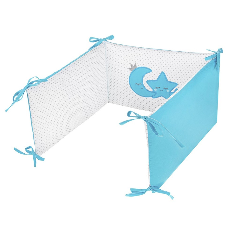 5-dielne posteľné obliečky Belisima Magic Stars 100/135 tyrkysové 1