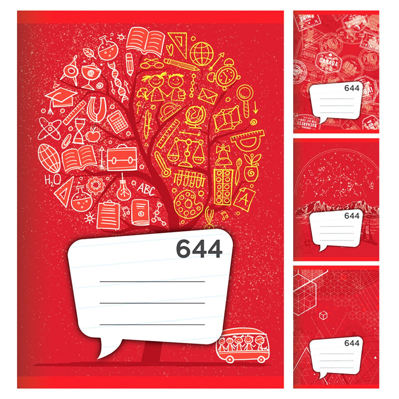 Zošit A6, 40 listový - linajkový 644