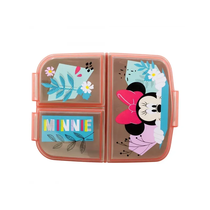 STOR Delený plastový box na desiatu MINNIE MOUSE, 74420