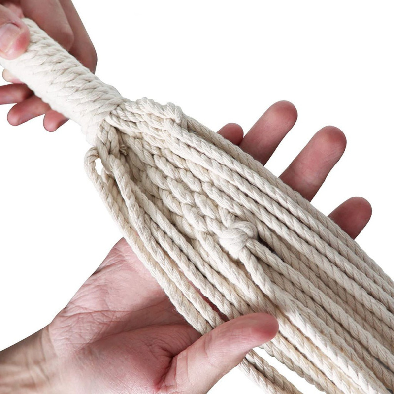 Veľká závesná hojdacia sieť pre dvoch Hamaka XXL BOHO Baby Mix ecru 5