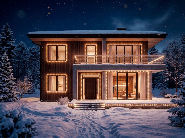 Reťaz MagicHome Vianoce, časovač, 100xLED, teplá biela, 8 funkcií, 5 m, IP44 1