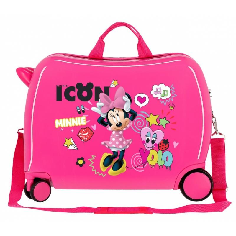 JOUMMA BAGS cestovný kufor na kolieskach / odrážadlo MINNIE MOUSE Icon, 34L, 2569861