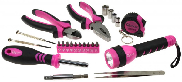 Sada dielenského náradia pre dámy, 14-dielna v púzdre, GEKO 14