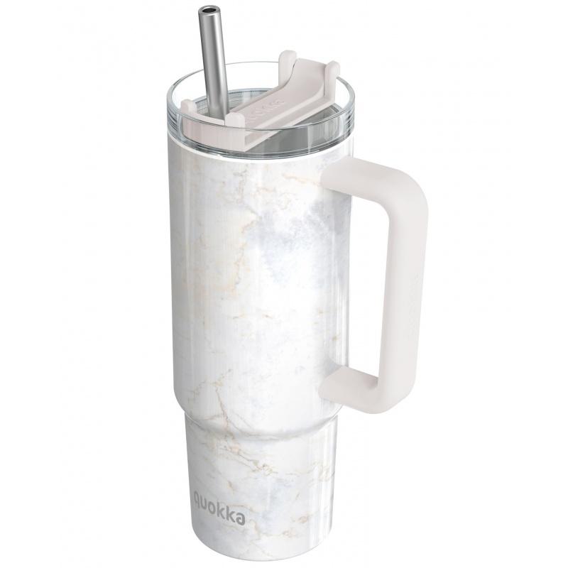 Quokka Vibe Smartgrip, Nerezový termo pohár Marble, 880ml, 40372