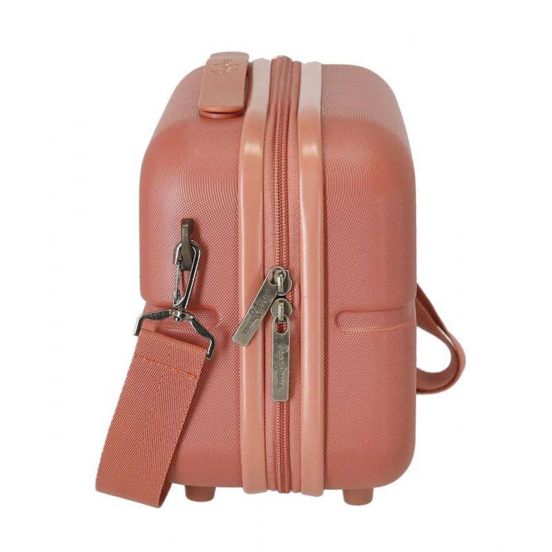 JOUMMA BAGS ABS kozmetický kufrík PEPE JEANS HIGHLIGHT Terracota, 21x29x15cm, 9L, 7683926