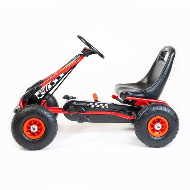 Detská šliapacia motokára Go-kart Baby Mix Razor červená