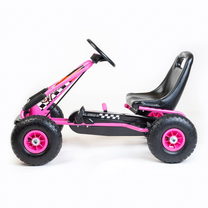 Detská šliapacia motokára Go-kart Baby Mix Razor ružová 1